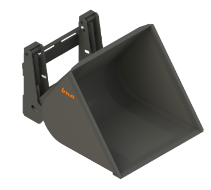 Aynaya Takılır Yuvarlak Hidrolik Kova · Kovalar | BNA forklift ataşmanı