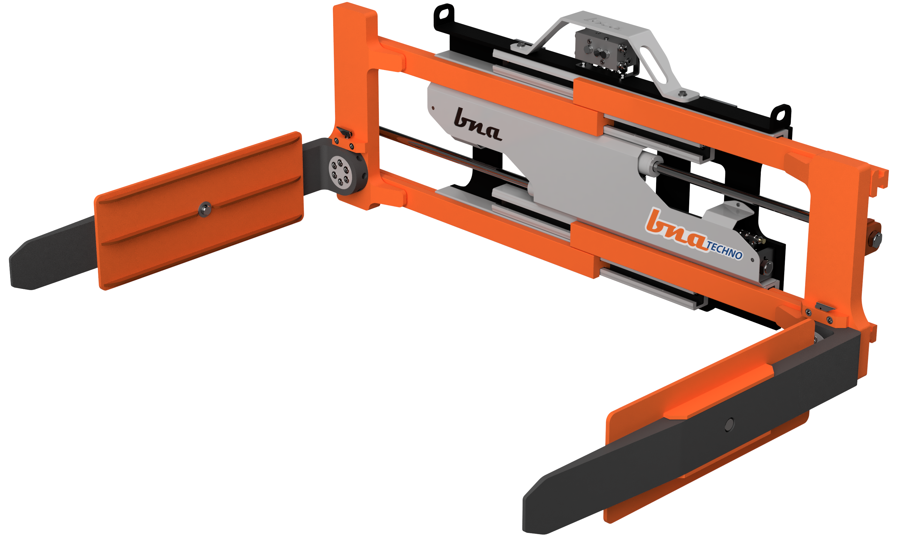 Kasa Devirme Ataşmanı (Flaplı Tip) · Kasa Devirme Ataşmanları | BNA forklift ataşmanı — görsel 2